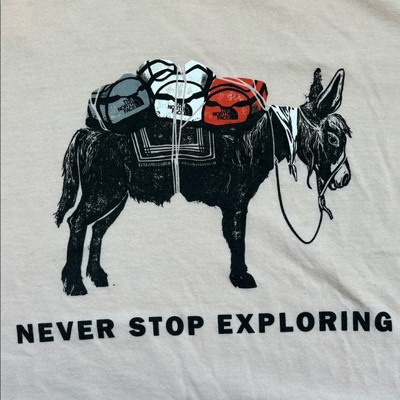 The North Face Light Peach Donkey Graphic Tee Size S - Picture 5 of 15